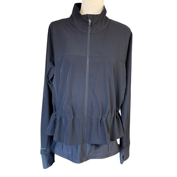 Sweaty Betty Fast Track Thermal Running Jacket Black Two Layer 12 Performance - Picture 1 of 16